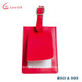 Wholesale PU Leather Luggage Tag Custom